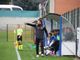 Con Spilli squalificato, è stato mister Fedele a guidare i rossoblù (foto varesinacalcio.it)