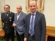Il sindaco Davide Galimberti, l'assessore alla Polizia Locale Raffaele Catalano e Claudio Vegetti, comandante della polizia locale varesina