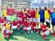 All'esordio di settembre sul campo della Lavagnese la squadra alza la maglia di Gazo per dargli coraggio dopo il malore. «Vinceremo fino al tuo ritorno», promisero i biancorossi. Ormai ci siamo...