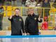 Coach Czarnecki e il direttore Malfatti felici sul pancone giallonero dopo la serata forse più bella e completa vissuta dai Mastini nella nuova stagione (foto Alessandro Umberto Galbiati) Coach Czarnecki e il direttore Malfatti felici sul pancone giallonero dopo la serata forse più bella e completa vissuta dai Mastini nella nuova stagione (foto Alessandro Umberto Galbiati)