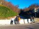 Il sopralluogo dei tecnici regionali e del sindaco nella zona del ponte di via San Vito a Luvinate
