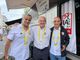 Renzo Oldani, oggi ha portato la Binda e Varese alla passerella finale del Tour rivinto da Vingeggard proprio davanti a Pogacar. In foto è con Matar Suhail Al Yabhouni Al Dhaheri, presidente UAE Emirates e Mauro Gianetti, team principal e ceo della stessa UAE, sotto in gallery è con Pogacar, Julian Alaphilippe, il patron del Tour Christian Prudhomme e la maglia a pois Giulio Ciccone