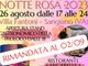 Rinviata a settimana prossima la "Notte Rosa 2023" di Sangiano Rinviata a settimana prossima la "Notte Rosa 2023" di Sangiano
