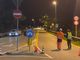 foto d'archivio dei lavori sul Ponte di Ferro di Sesto Calende