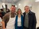 Nella foto i titolari Romana Dell'Erba e Maurizio Altamura insieme al sindaco Emanuele Antonelli