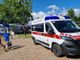 Un'ambulanza alla Schiranna per il Festival dei Giovani (si ringrazia Mario Zeni per le foto)