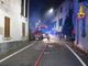 Taino, incendio in un box adibito a magazzino