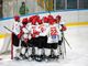 I tifosi del Pergine presenti all'Acinque Ice Arena