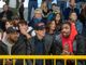 Tra il pubblico del nuovo palaghiaccio ecco anche Markel Brown e Tariq Owens della Pallacanestro Varese. Foto di Alessandro Galbiati