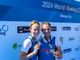 Federica Cesarini insieme a Valentina Rodini alla Coppa del Mondo di Varese 2024