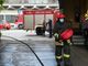I vigili del fuoco al lavoro in viale Belforte