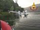 Idrovolante in difficoltà all'Isolino Virginia: intervengono i vigili del fuoco