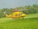 L'elisoccorso in azione a Somma Lombardo