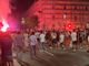 La festa in piazza Repubblica a Varese per la vittoria dell'Italia sulla Spagna in semifinale