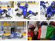 Lo spettacolo del para ice hockey all'Acinque Ice Arena (foto Marco Guariglia)