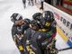 Pizzo, Marcello e capitan Vanetti stringono nell'ultimo abbraccio da compagni in pista a Caldaro Edo Raimondi: mercoledì il saluto finale a tutti i Mastini e al numero 91, emblema e simbolo dello spirito giallonero (foto Alessandro Galbiati)