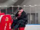 La macchina del ghiaccio dell'Acinque Ice Arena di Varese guidata da Mircea e il più straordinario giro di pista per omaggiare il Feltre vincitore della Coppa Italia