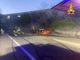 Carro attrezzi prende fuoco a Caravate, disagi sulla Sp1