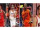 Da sinistra: Tariq Owens, Tomas Woldetensae, Markel Brown e Matt Brase, tutti al tempo del college