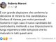 Maroni conferma il passo indietro: «Mi ritiro per motivi personali»