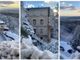 FOTO E VIDEO. Risveglio magico al Sacro Monte: il borgo è un villaggio fiabesco con la prima neve
