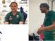 Spilli e il varesino Contini, tecnico del Desenzano bagnato di spumante dal suo staff dopo la vittoria dei playoff