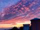 Uno splendido tramonto di fine estate sul cielo di Varese