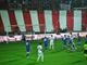 La traversa colpita da Neto sotto gli occhi di Terlizzi, con la maglia numero 88, nella finale di ritorno per la serie A persa contro la Sampdoria (foto Ezio Macchi)