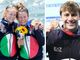 Le foto postate dal ministro Giorgetti (a sinistra Valentina Rodini e Federica Cesarini d'oro nel doppio pl e a destra Nicolò Martinenghi di bronzo nei 100 rana) insieme al messaggio rivolto ai campioni Le foto postate dal ministro Giorgetti (a sinistra Valentina Rodini e Federica Cesarini d'oro nel doppio pl e a destra Nicolò Martinenghi di bronzo nei 100 rana) insieme al messaggio rivolto ai campioni