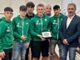 I ragazzi della società biancoverde premiati (foto ASD Valceresio Audax)