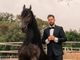 Lo spettacolo dei cavalli in libertà e della mototerapia al centro equestre &quot;La Mia Terra&quot; di Angera