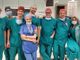 L'equipe medica guidata dal professor Valdatta che ha eseguito l'innovativo intervento di chirurgia plastica