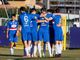 Spogliatoio dell Varesina in festa dopo la vittoria sul campo della Casatese