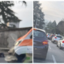 Le operazioni di soccorso e il traffico in via Copelli Le operazioni di soccorso e il traffico in via Copelli