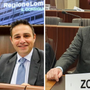 Da sinistra, Samuele Astuti (Pd) e Luigi Zocchi (FdI)