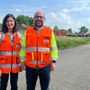 Da sinistra_ Roberta Radice, Assistente direttore lavori Alfa + Cristian Gervasoni, Direttore lavori Alfa