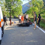 La foto pubblicata da Luinonotizie.it dell'incidente di sabato in Valganna La foto pubblicata da Luinonotizie.it dell'incidente di sabato in Valganna