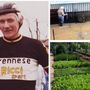 Luigi con i colori della sua Crennese, nel pieno dell'alluvione del 1998 e poi il suo orto magico Luigi con i colori della sua Crennese, nel pieno dell'alluvione del 1998 e poi il suo orto magico
