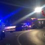 I vigili del fuoco sul luogo dell'incidente I vigili del fuoco sul luogo dell'incidente
