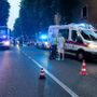 Macchina si ribalta in viale Alfieri a Busto, automobilista senza gravi conseguenze