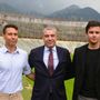 Il ds Battaglino, il presidente Girardi e Giovanni Rosati