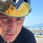 Martino Caliaro, frontaliere in bicicletta