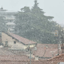 Il nevischio a Varese in una foto pubblicata da Bertoni
