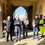 Un momento dell'inaugurazione della nuova sede della Protezione Civile di Biandronno (foto da pagina Facebook Porotti Sindaco)