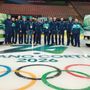La squadra, con i due varesini Mircea e Carlo (primo e sesto da destra in foto), che curerà il ghiaccio degli impianti olimpici milanesi