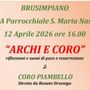 Archi e coro insieme a Brusimpiano per la pace