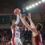 Ike Iroegbu (foto Averna), non alla sua miglior partita in quel di Trieste