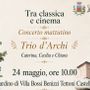 Ad Azzate un concerto al mattino all'aperto, tra musica classica e cinema Ad Azzate un concerto al mattino all'aperto, tra musica classica e cinema