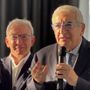 il neoeletto sindaco di Luino Pellicini in campagna elettorale con il ministro Foti il neoeletto sindaco di Luino Pellicini in campagna elettorale con il ministro Foti