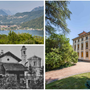 Villa Toletti, a destra, e la veduta sul Ceresio. Qui sopra l’antica stazione ferroviaria di proprietà del Comune di Cadegliano in una foto storiuca Villa Toletti, a destra, e la veduta sul Ceresio. Qui sopra l’antica stazione ferroviaria di proprietà del Comune di Cadegliano in una foto storiuca